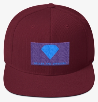 Blue Diamond Purple Banner Miller The Official Snapback - Baseball Cap