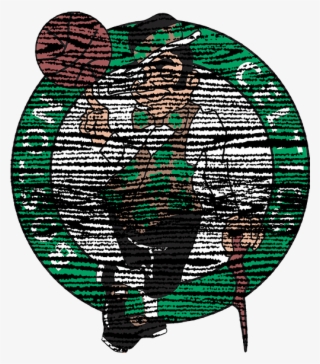 Boston Celtics 1995-present Primary Logo Distressed - Boston Celtics