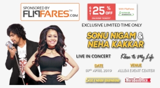 Sonu Nigam & Neha Kakkar Live Concert Dallas - Sonu Nigam