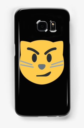 Cat Face With Wry Smile Emoji By Winkham - Smartphone