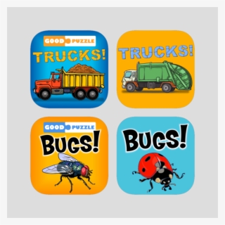 Puzzles & Matching With Trucks & Bugs Activity Pack - Beetle