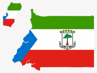 World Map Flag Clipart Png - Equatorial Guinea Country Flag