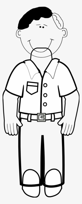 Family Daddy Black White Line Art 555px - Dad Clipart