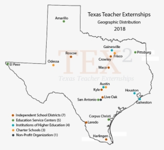 Tex2 Map Of Projects - Map