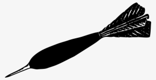 Fiery Dart - Clipart - Clipart Black And White Dart