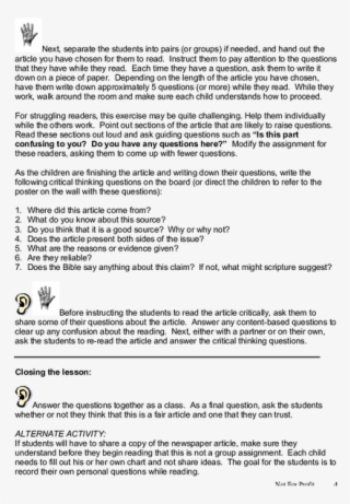 %d1%81hild Critical Thinking Questions Essay Prose - Summarizing Questions With Answer