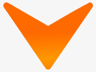 Orange Arrow Down - Graphic Design