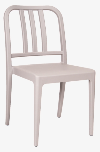Poly Plastic Chair In Gray Color - Chair