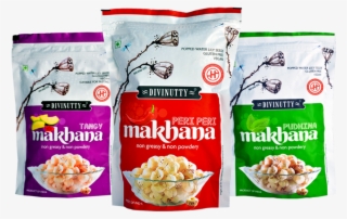 Divinutty Makhana- Tangy Makhana Peri Peri Makhana - Breakfast Cereal
