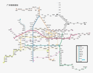 Guangzhou Metro Plan Map Zh-hans - Map