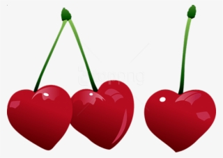 Free Png Hearts Cherries Png - Cherry Pie Clip Art