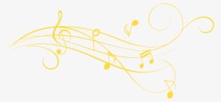 Listen To Our Nonpro Background Music - Transparent Background Yellow Music Notes