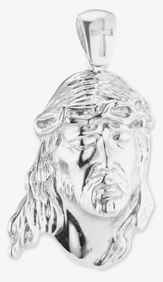 Sterling Silver Face Of Jesus Pendant - Locket