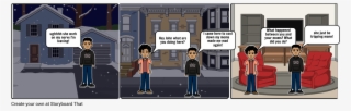 Kid Ran Away - Cartoon