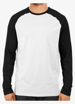 White And Black Blank - Long-sleeved T-shirt