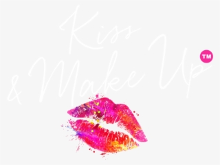 Kissandmakeup Logo New White - Kiss And Make Up Png