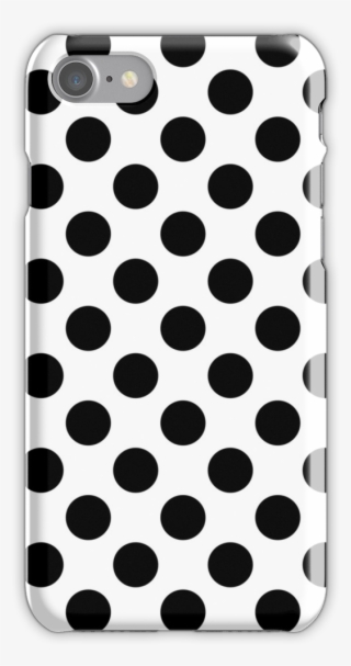 Black & White Polka Dots Iphone 7 Snap Case - Polka Dot Transparent PNG ...