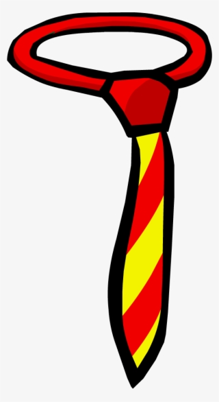 Striped Tie - Club Penguin Striped Tie