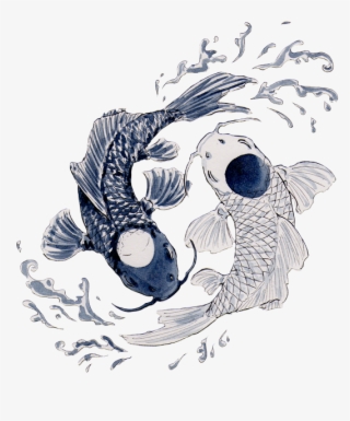 Mermaid In Celtic Knot - Twin Koi Fish Tattoo
