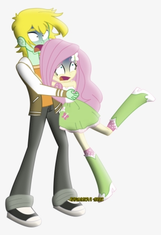 Speed And Fluttershy Scared By Jucamovi1992 Speed And - Fluttershy Equestria Girl Hug