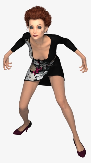 Background,free - Woman Attack Pose