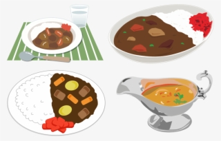 Medium Image - Curry Rice Food Clipart
