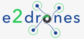 e2 drones logo - graphic design