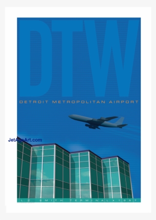 Detroit Metro Airport Dtw Poster