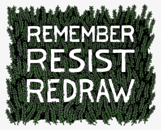 Resist - Calligraphy