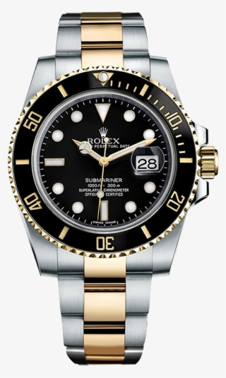 Ii Daytona Datejust Watch Rolex Submariner Master Clipart - Rolex Submariner Black Two Tone