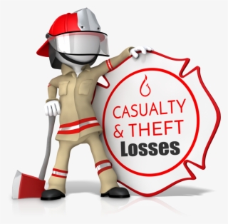 When An Individual Or A Business Incurs Either A Casualty - Fire Fighting Ppt Template