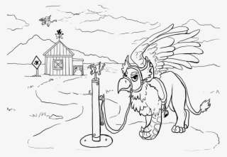 Images Of Realistic Griffin Coloring Pages - Griffin Coloring Sheet Png