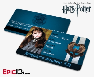 Harry Potter Inspired Hogwarts Student Id - Harry Potter