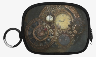 Painting Steampunk Clocks And Gears Coin Purse - Coin Purse