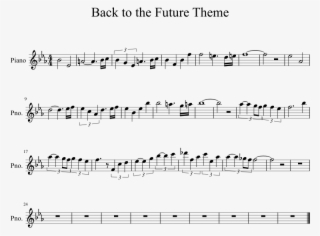 Back To The Future Theme Sheet Music 1 Of 1 Pages - Sheet Music