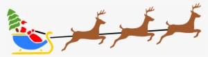 alternatives to reindeer - sleigh ride ornament (round)