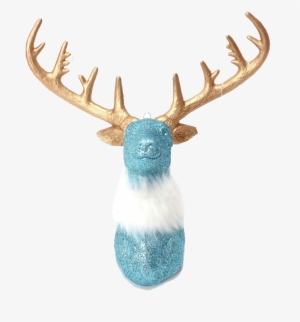 Downright Diva Reindeer Ornament With Boa - Reindeer