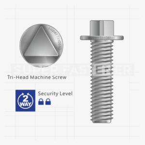 Tri-head Machine Screw - Countersunk Machine Screws