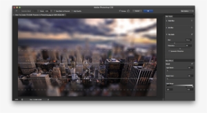 Photoshop Cs6 With Tilt Shift Template - New York City