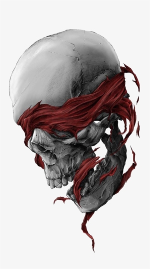 Creative Skull Png Image - Bloody Skull Drawing