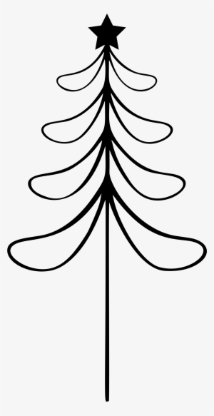 Clip Transparent Library Christmas Tree Line Art Icons - Christmas Day