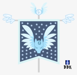 Bb-k, Eyes Closed, Flag, Hanging Banner, Hearth's Warming - Pegasus Flags