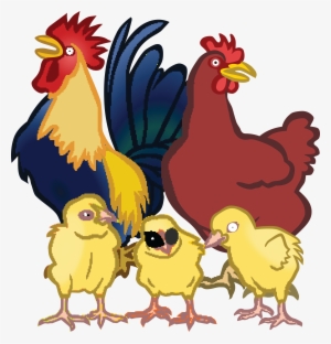 Free Clipart Of A Chicken Family - Chickens Clipart
