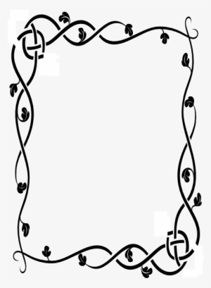 Western Border Clip Art Free Vector Tattoo Designs - Simple Page Borders To Draw