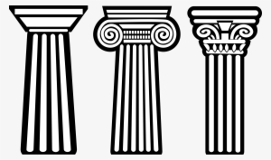 Big Image - Greek Columns Clipart