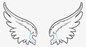 Svg Royalty Free Library Drawings Of For Kids - Draw Angel Wings