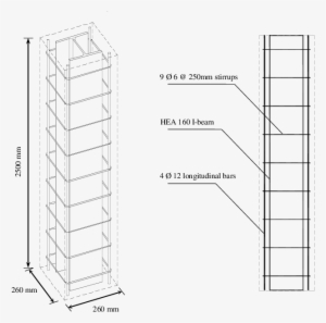 Details And Elevation Of The Composite Columns - Science