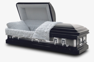 Open Coffin Png - Black Casket