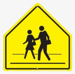 School Crosswalk Sign - Kinds Of Signs