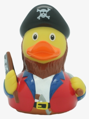 Pirate Red Rubber Duck - Duckshop | Pirate Rubber Duck | Bathduck | L: 8,5 Cm